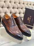 AN@X matière cuir semelle gomme