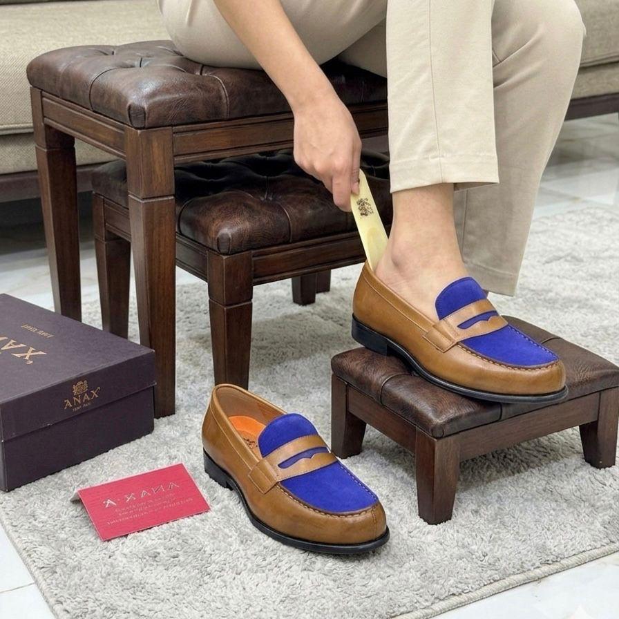 MOCASSINS ANAX Lamarque Italienne matière cuir